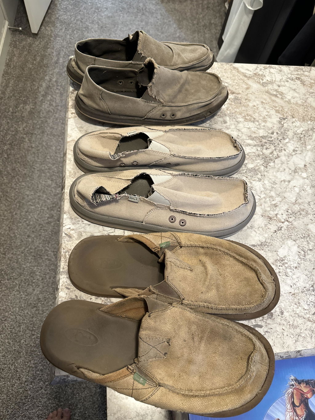 Sanuk Donny Hemp slip on uomo canapa schiuma