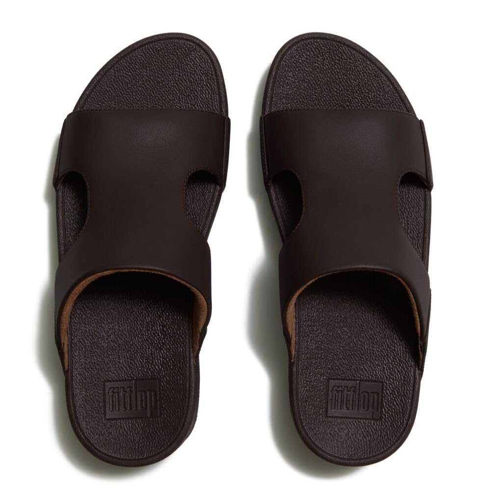 FitFlop Lulu Leather H-Bar Slides sandali donna taglia 39 pelle