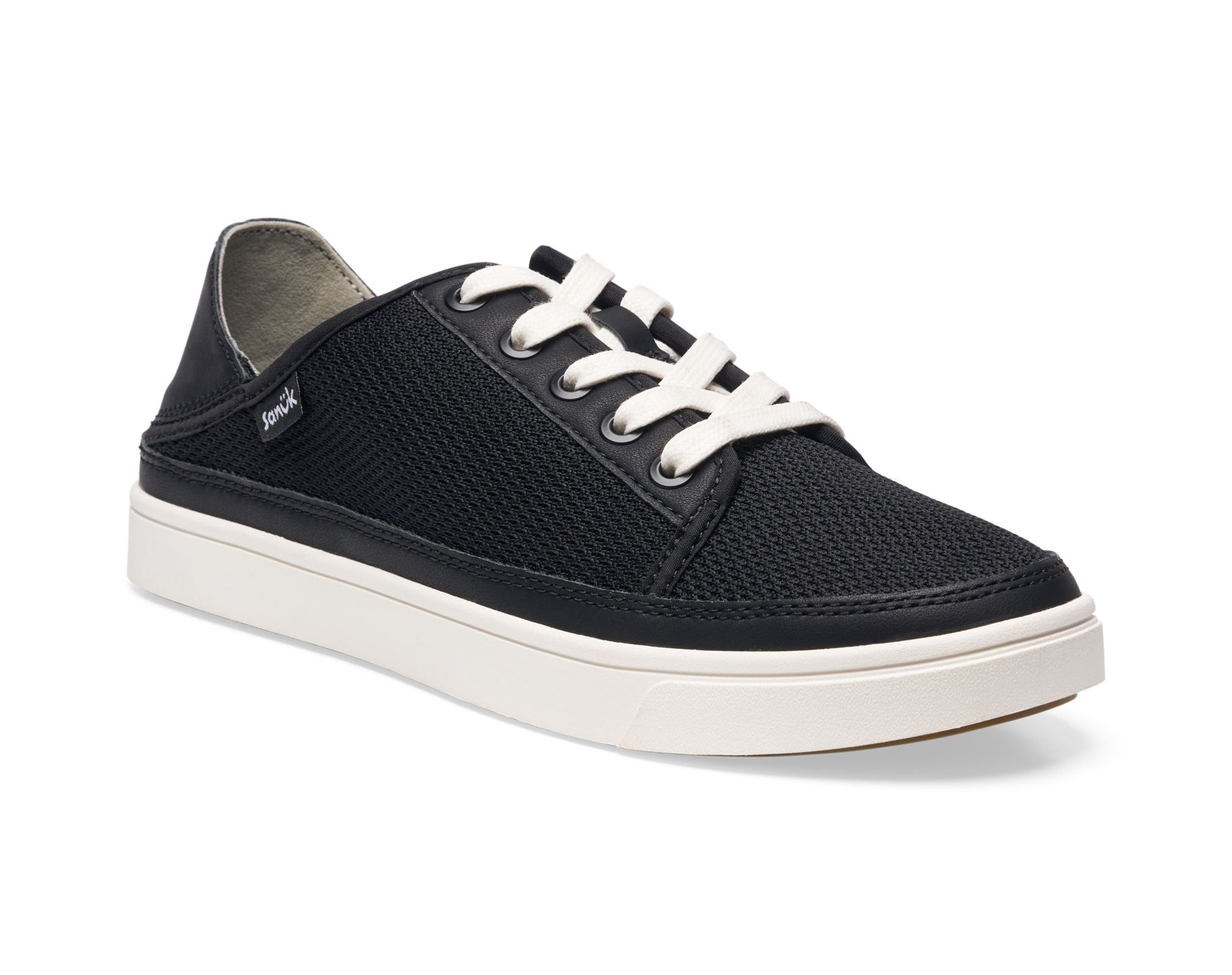 Sanuk Tydal slip-on donna nero in mesh riciclata