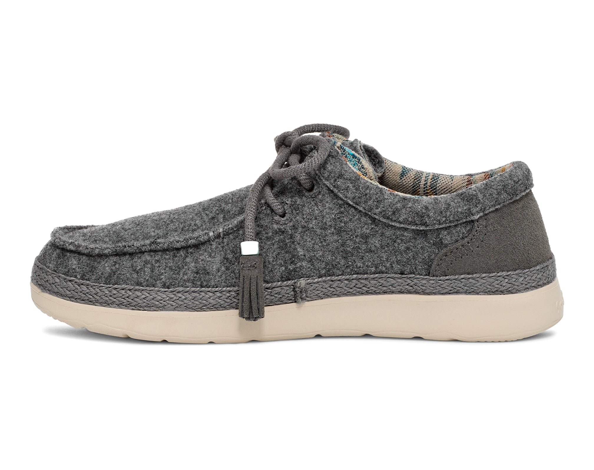 Sanuk Shaka Lite 2 slip-on donna canapa grigio 38