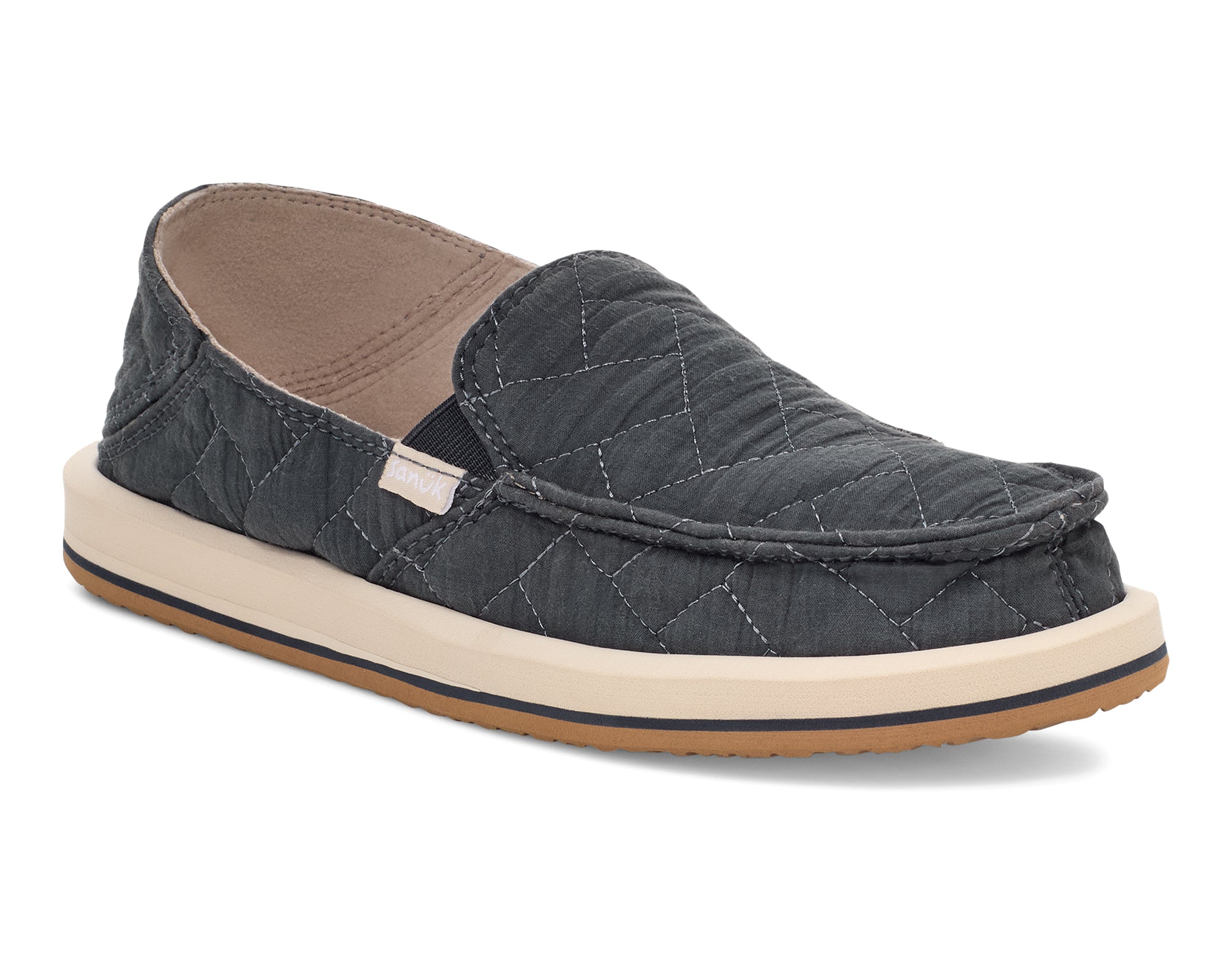 Sanuk Donna Quilted Slip on donna trapuntate comode