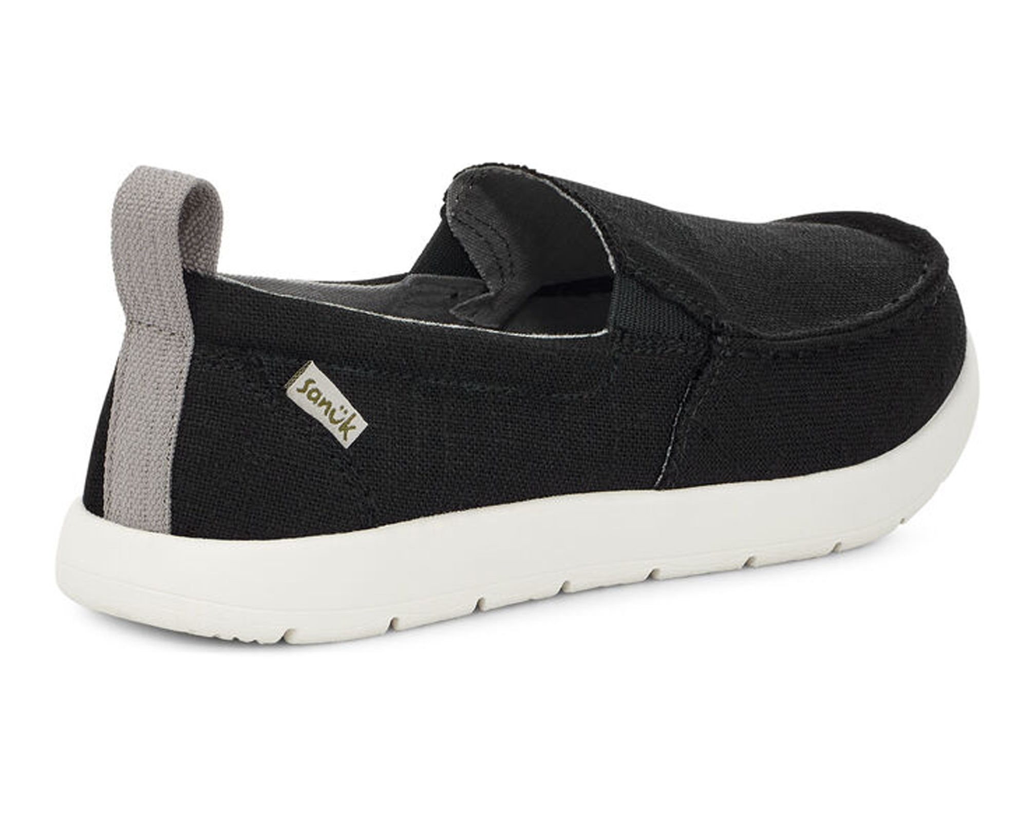 Sanuk Lil Sidewalk Surfer Lite scarpe bambino Black leggera