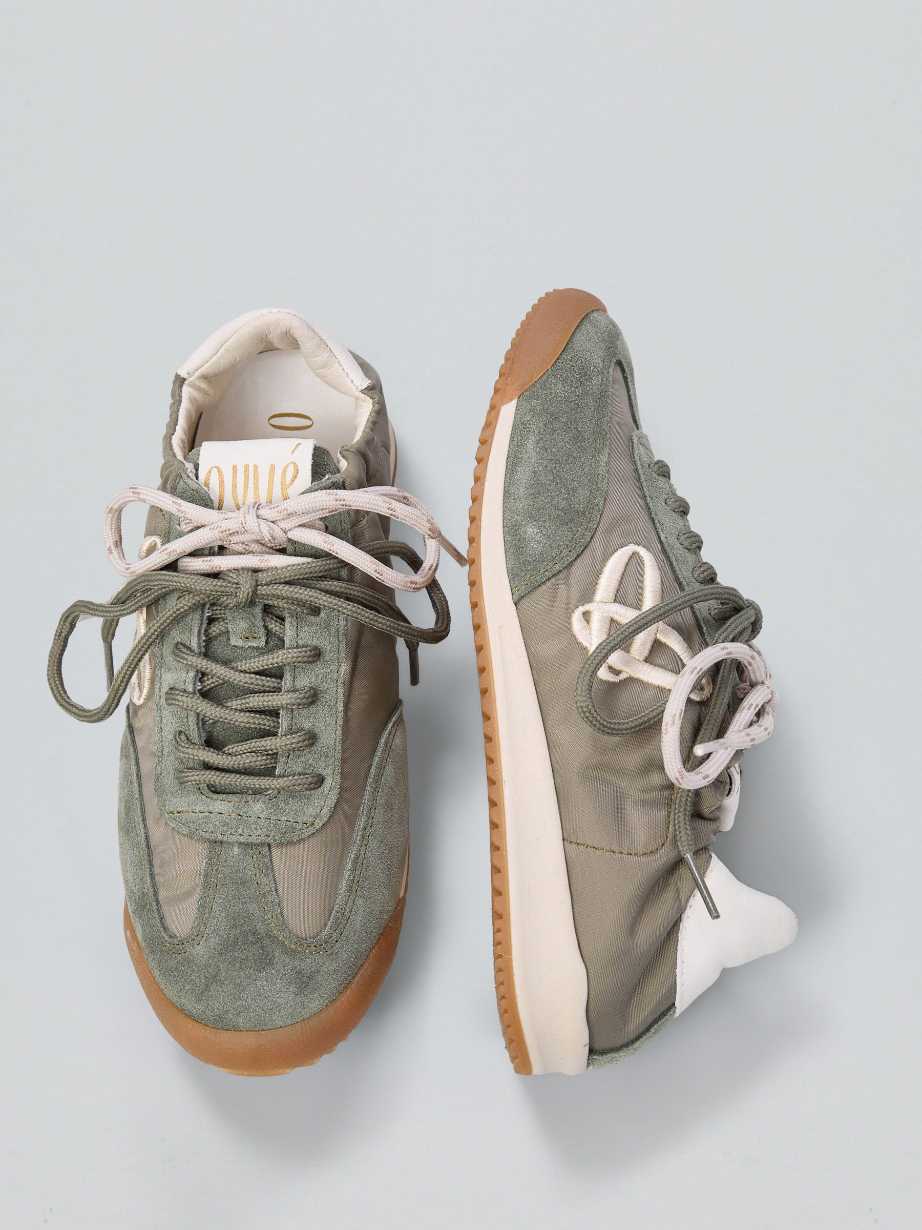 Ovye Sneakers in camoscio sneaker verde loden comfort