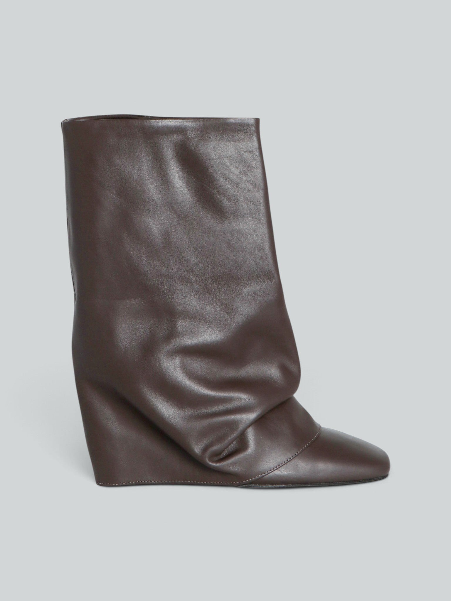 Ovyè Tronchetti con tacco pelle tronchetti moro tacco 10 cm