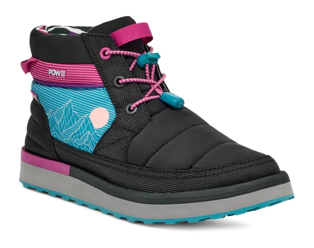 Sanuk Puffy Chiller Mid Pow stivali donna Black Multi invernali