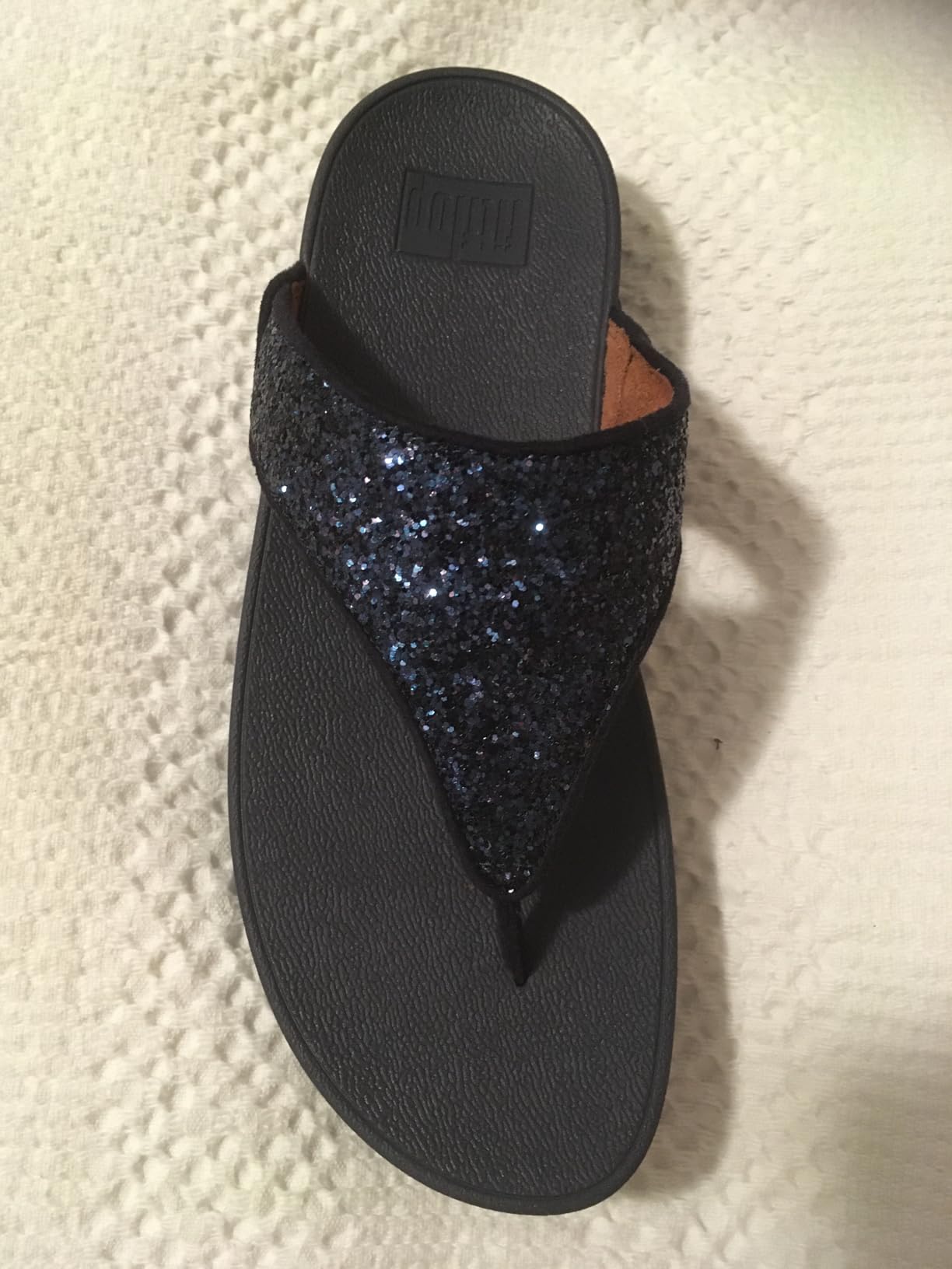 FitFlop Lulu Glitz infradito donna Beige Latte comode