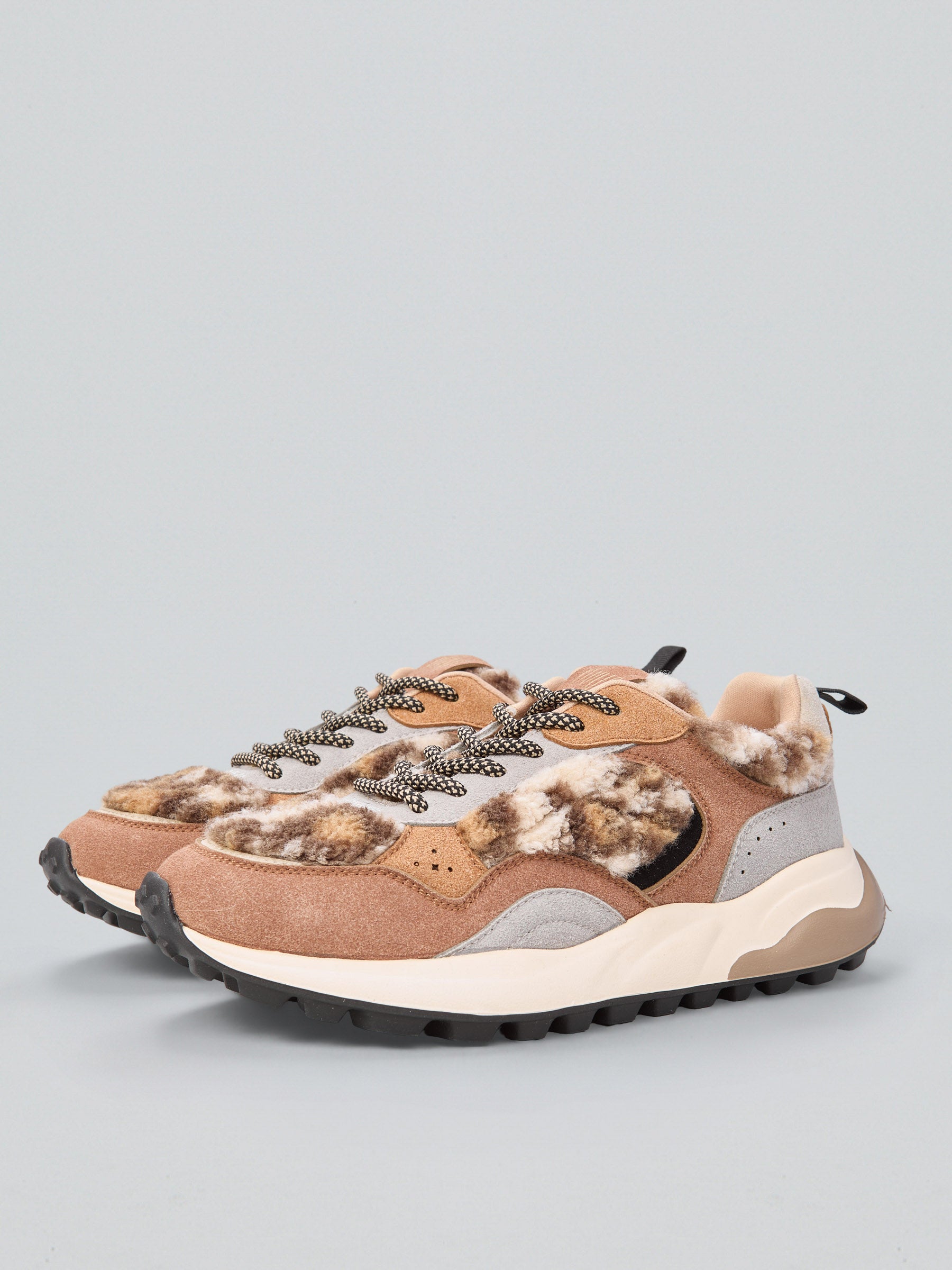 Ovyè Sneakers multicolor animalier sneakers 4 cm