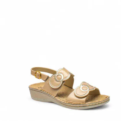 Cinzia Soft Pantofole Pianella Donna Platino Pelle