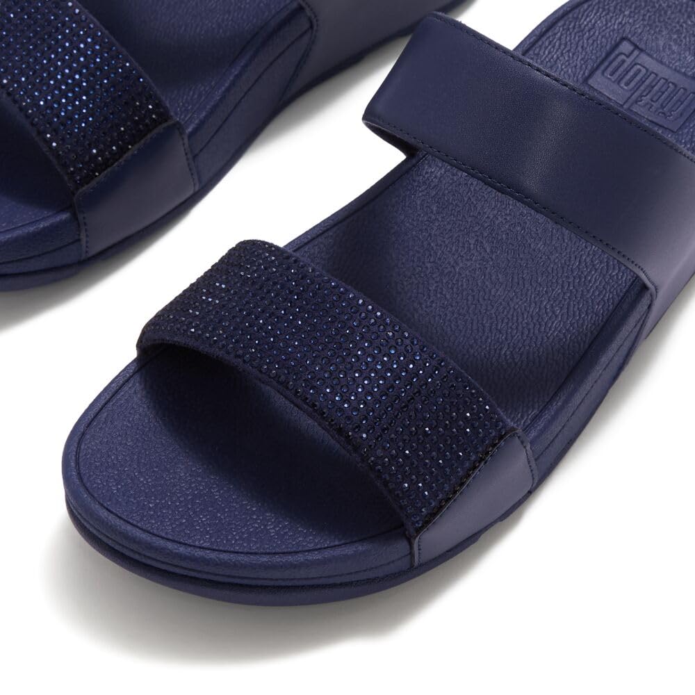 FitFlop Lulu Crystal Ciabatte Donna 39 EU Blu Notte