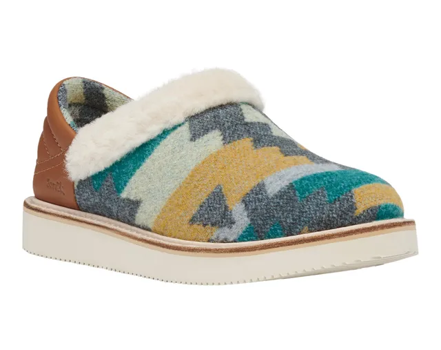 Sanuk Cozy Vibe Low Sm pantofole donna multicolor in lana