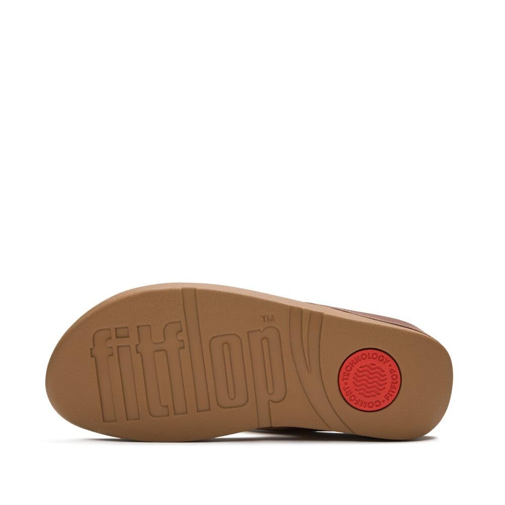 FitFlop Lulu Glossy Button Sandali Donna 39 EU Nero Comodi