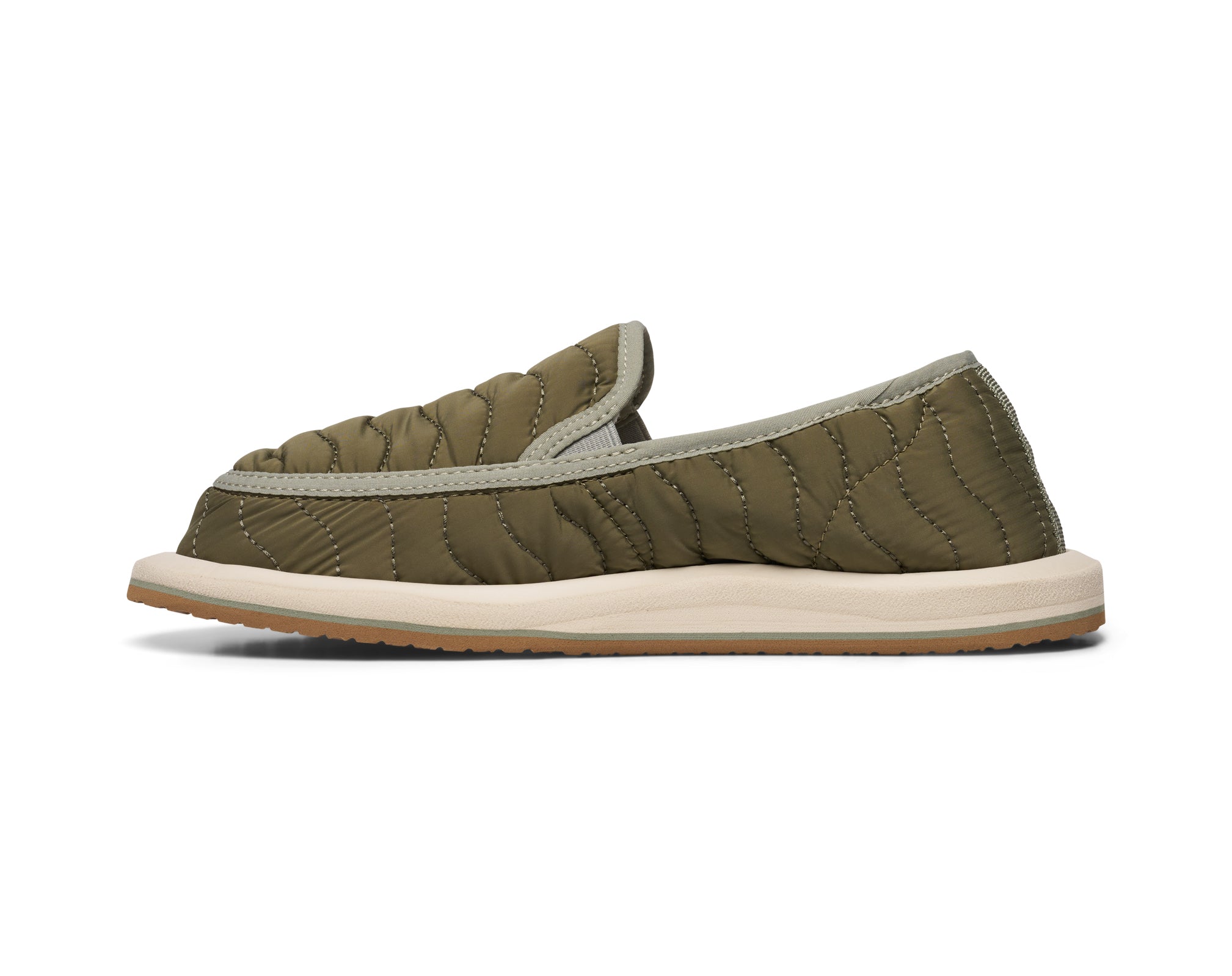 Sanuk Donna Quilted Scarpe Slip On Oxford Tan trapuntate