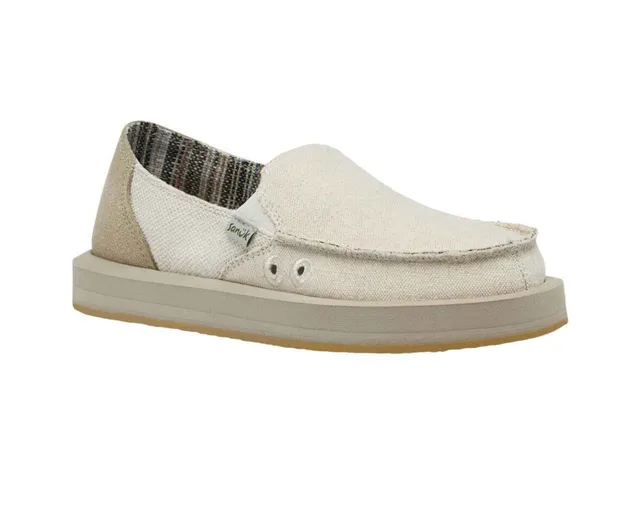Sanuk Donna ST Natural slip on donna Natural canapa