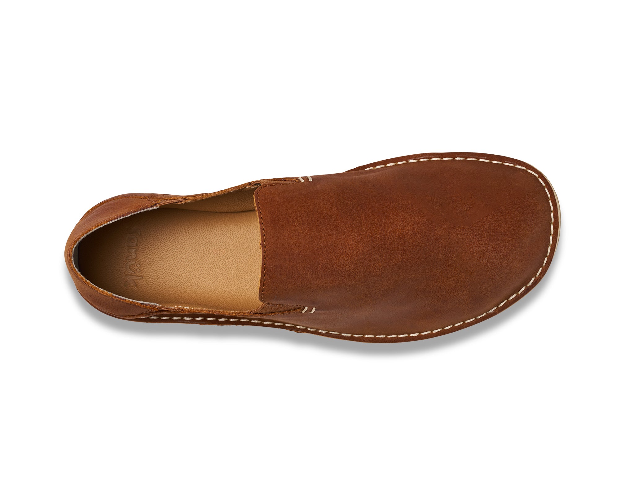 Sanuk Donny Crafted Leather mocassini uomo Ginger