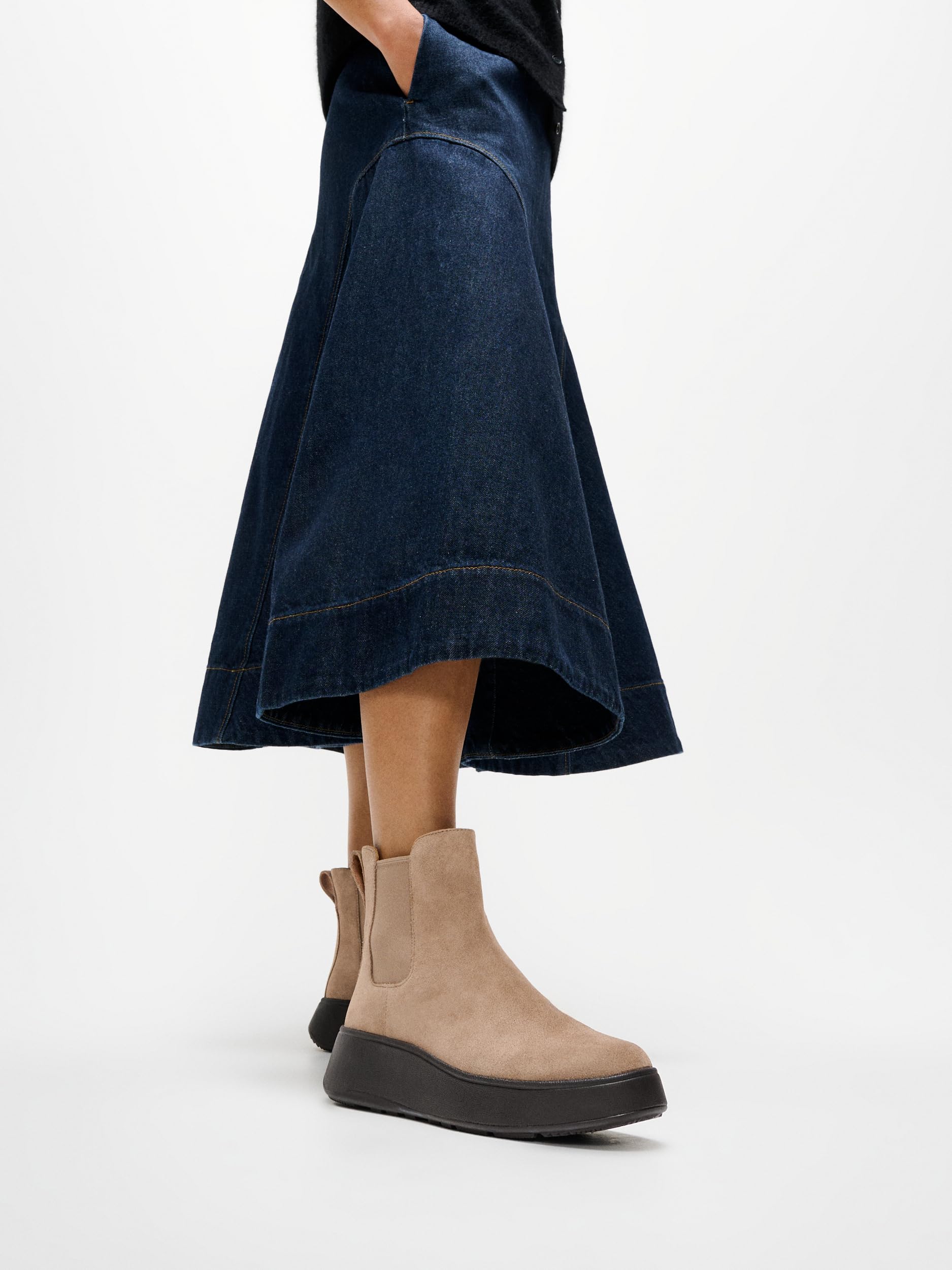 FitFlop Chelsea Microwobbleboard Stivali Tortora 38 EU