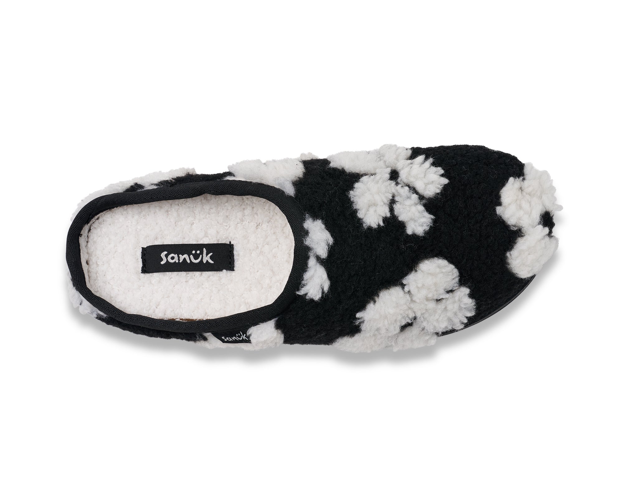 Sanuk Yoga Cloud pantofole donna camoscio nero 38