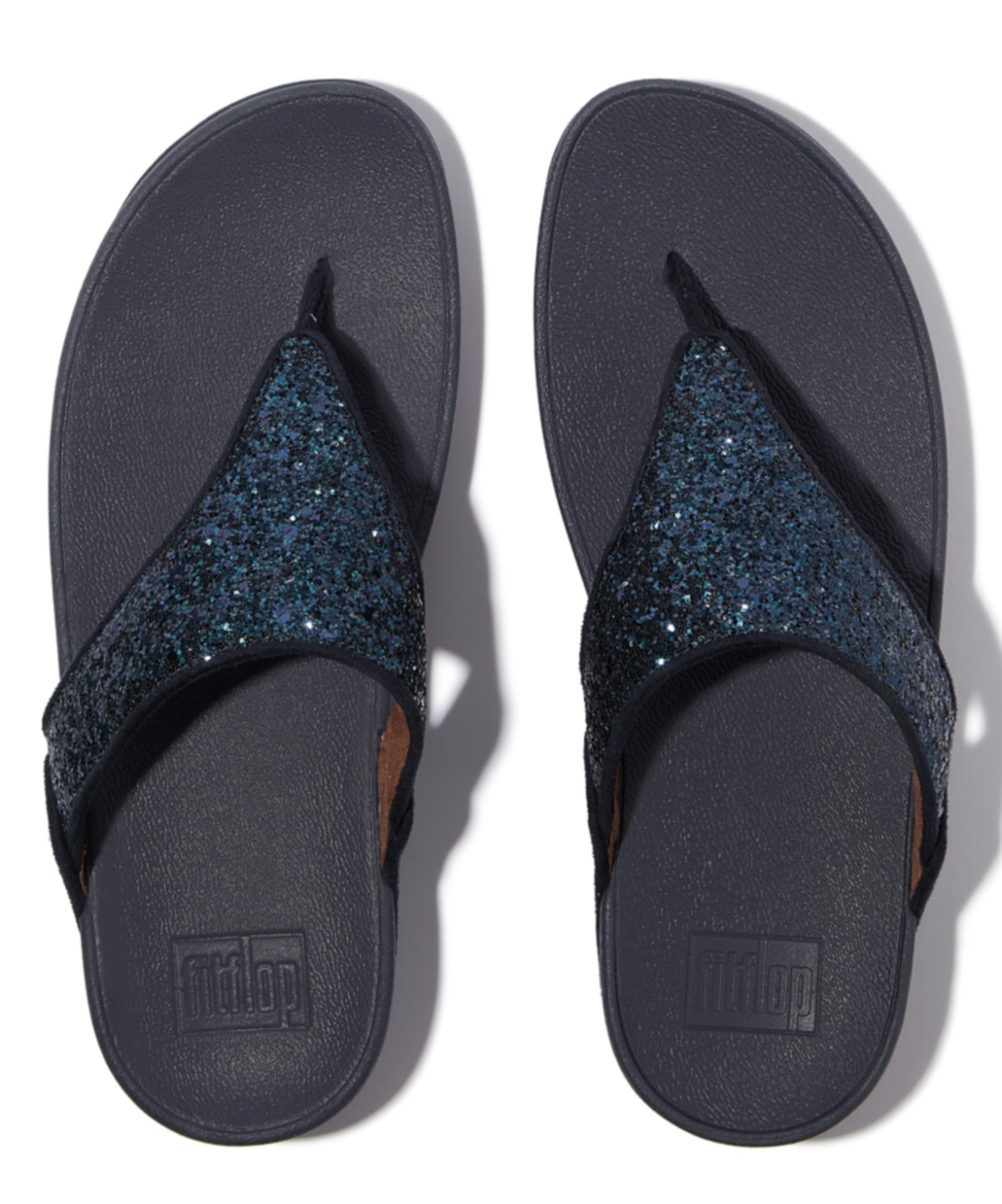 FitFlop Lulu Glitz infradito donna Beige Latte comode