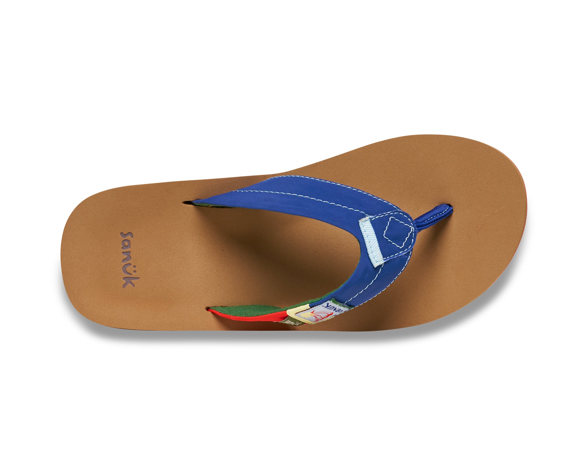 Sanuk Sawyer infradito uomo nere memory foam acqua