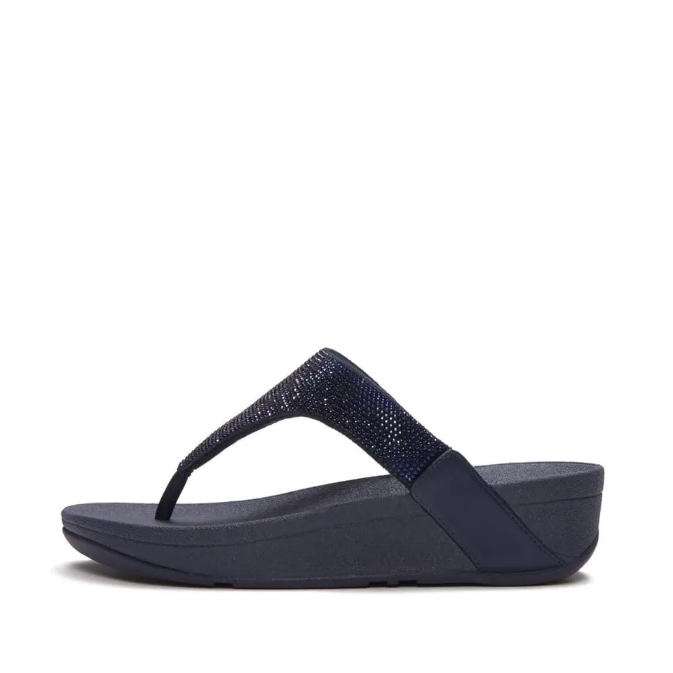 FitFlop Flowrise Hotfix Toe-Post sandali donna nero