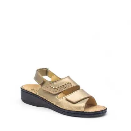 Cinzia Soft Sandali sandalo pelle nero plantare estraibile