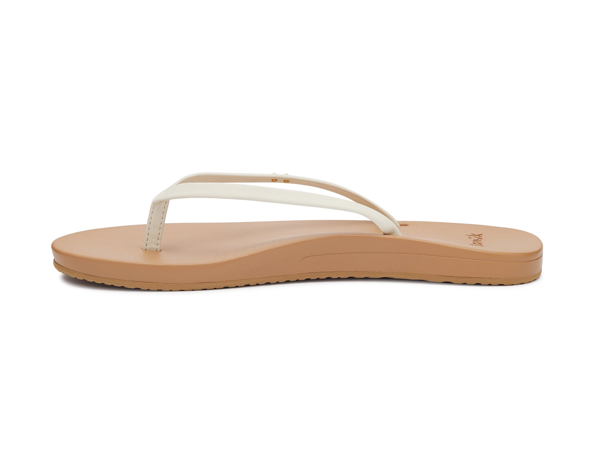 Sanuk Polly infradito marrone chiaro minimal