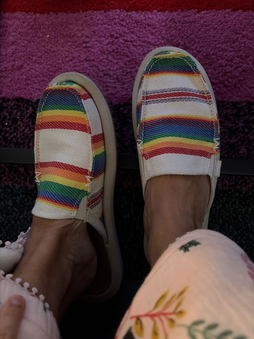 Sanuk We Got Your Back mules donna Pride in canapa