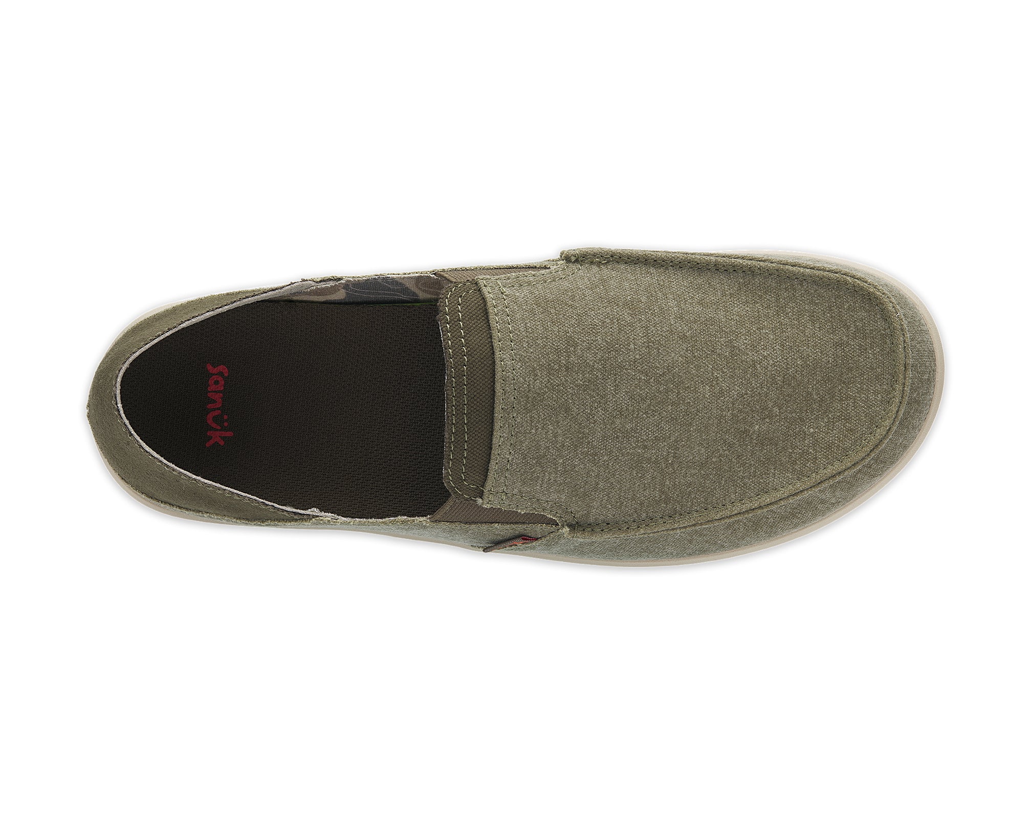 Sanuk Donny 2.0 mocassini uomo Natural vestibilità ampia