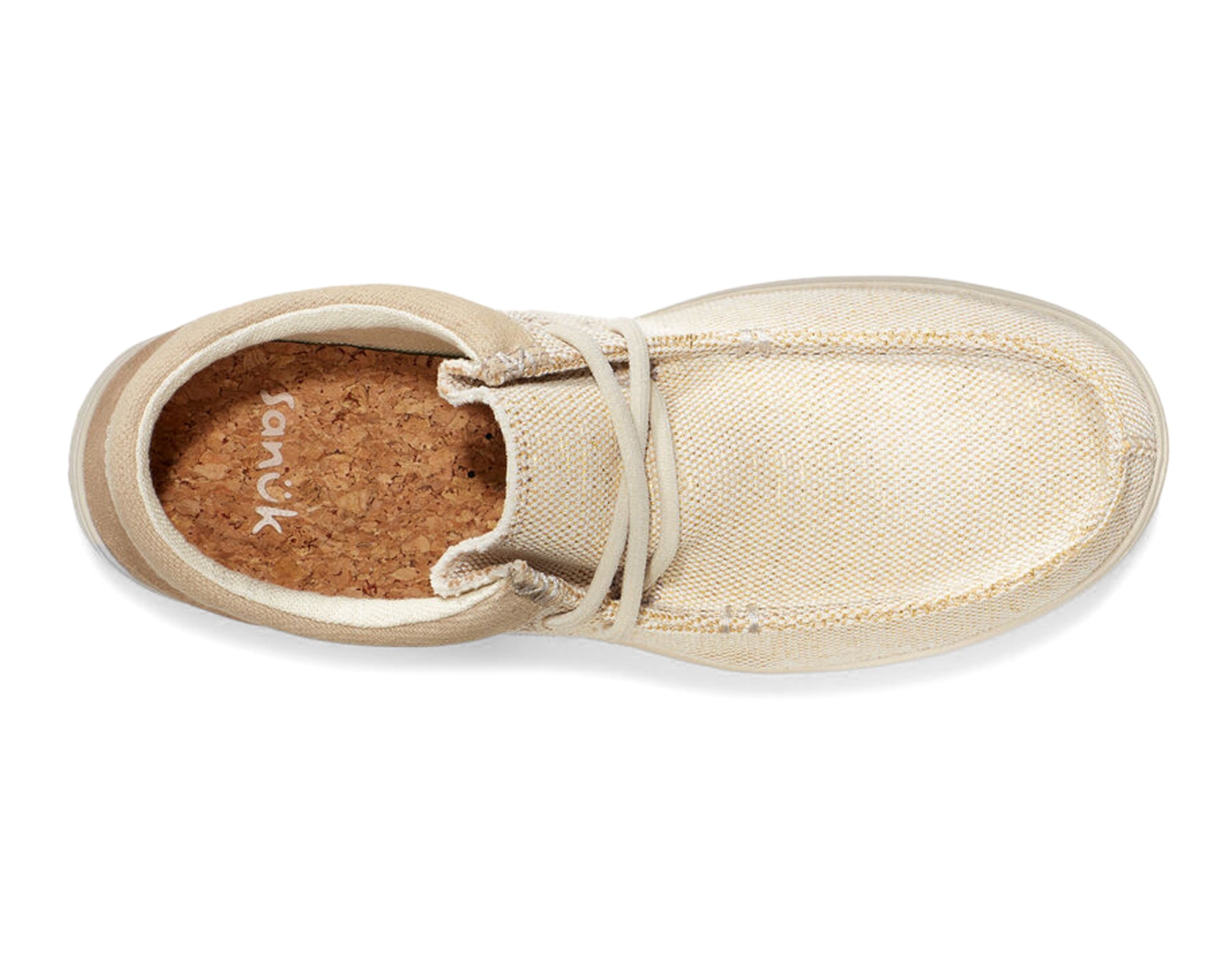 Sanuk Shaka Lite 2 Sparkle Slip-On Donna 38 Beige
