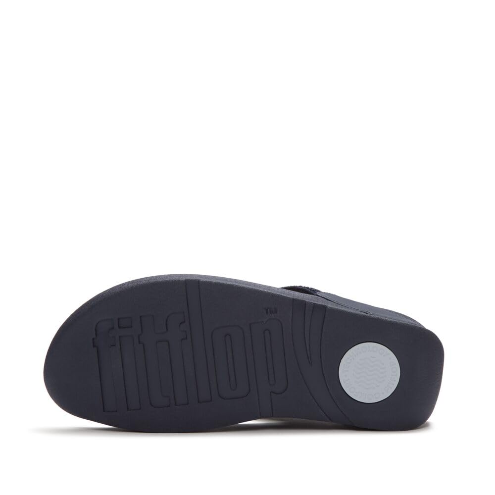 FitFlop Flowrise Hotfix Toe-Post sandali donna nero