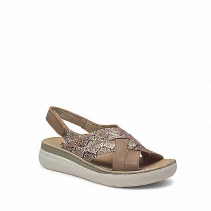 Cinzia Soft Pantofole Pianella Donna Sintetico Camel Plantare Estraibile