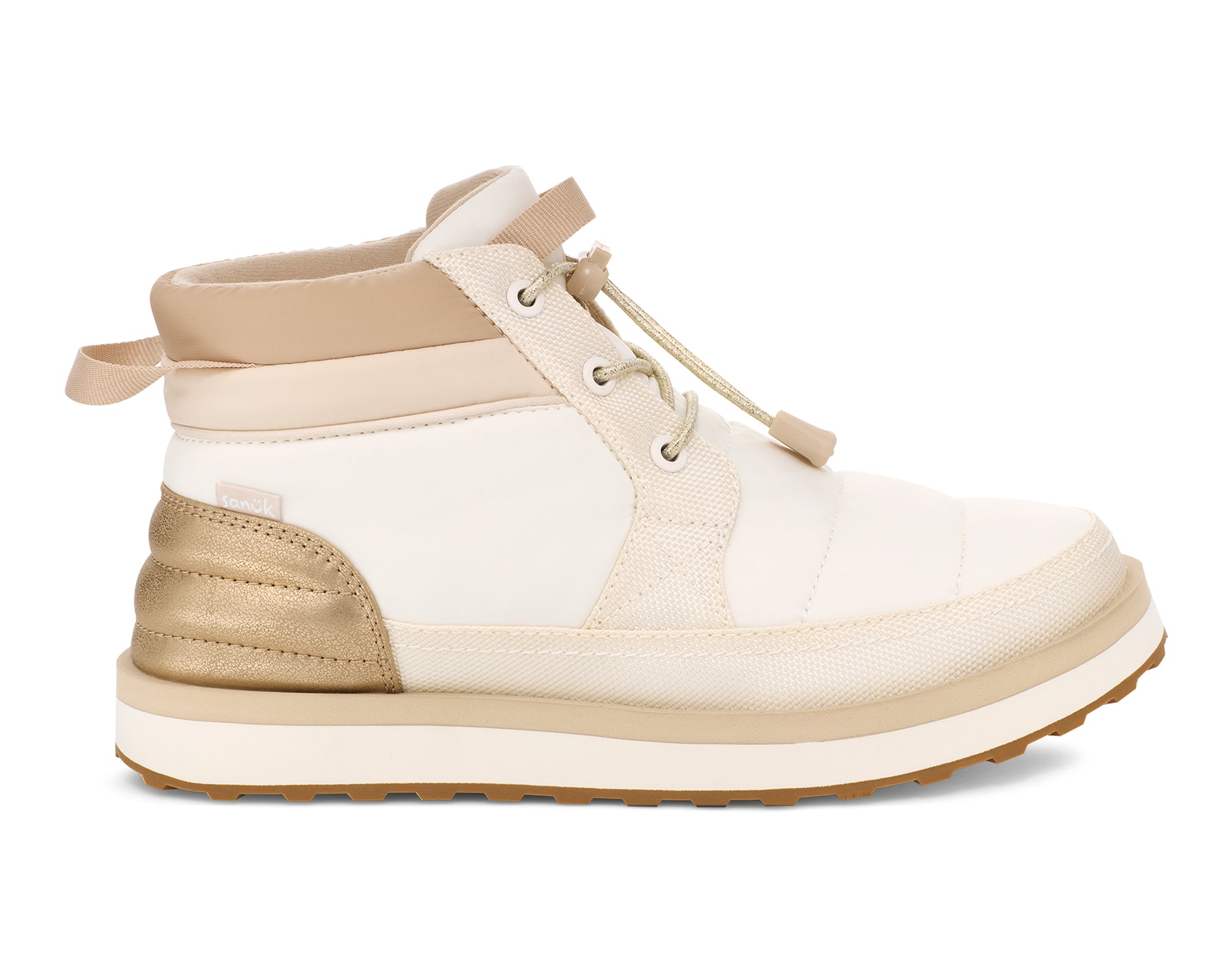 Sanuk Winter Puffy Chiller Mid 2 Glam Stivali Champagne
