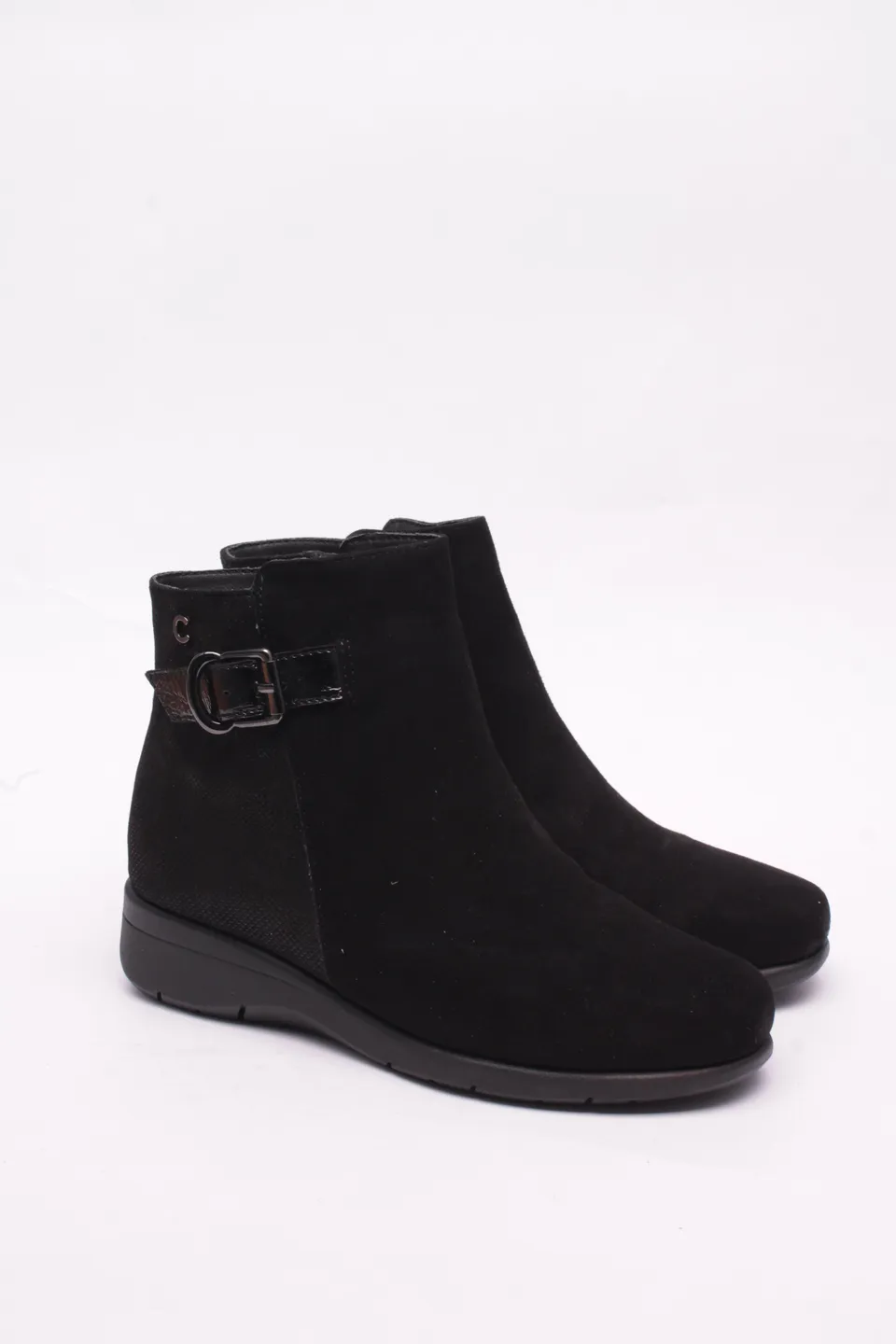 Cinzia Soft IV8922530 Tronchetto Donna Pelle Nero Tacco 3cm