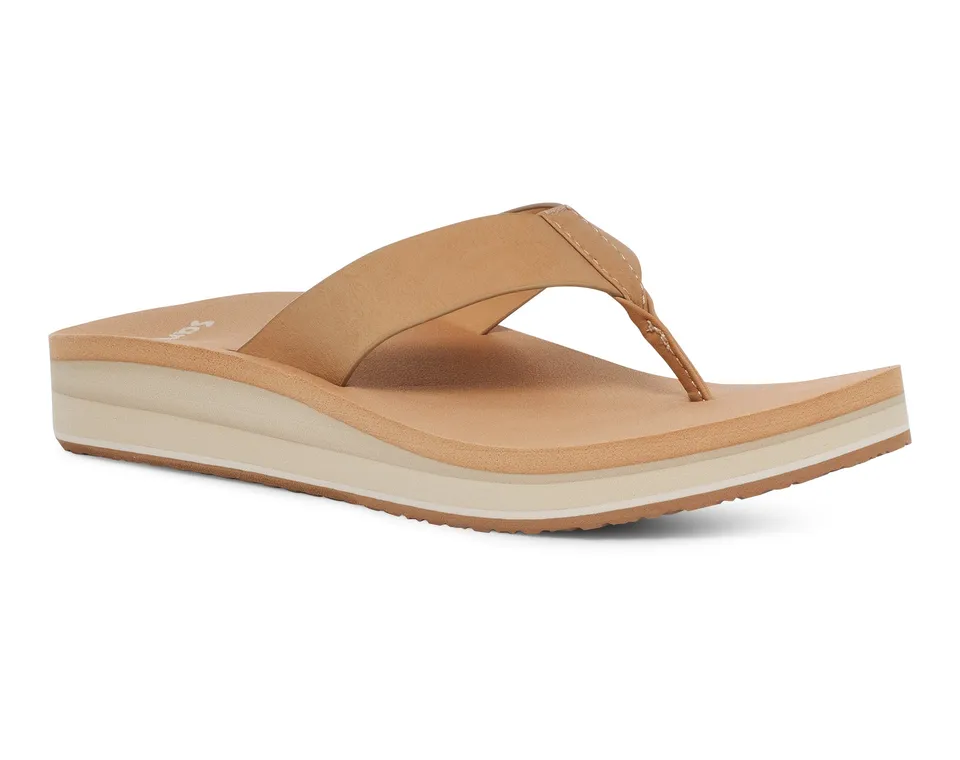 Sanuk Highland Infradito Platform Donna Nero Comode