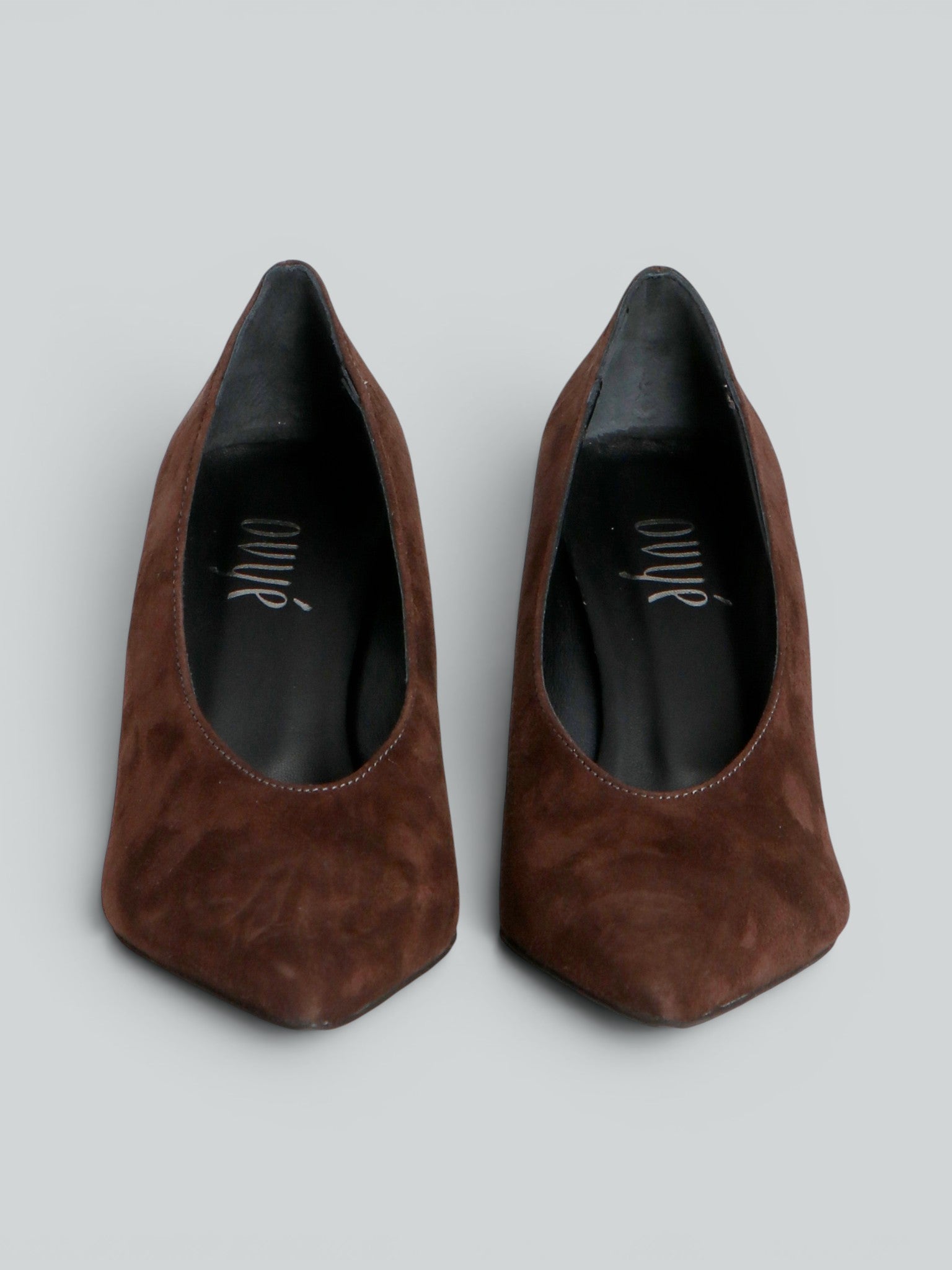 Ovye Decollete e Slingback decollete camoscio moro