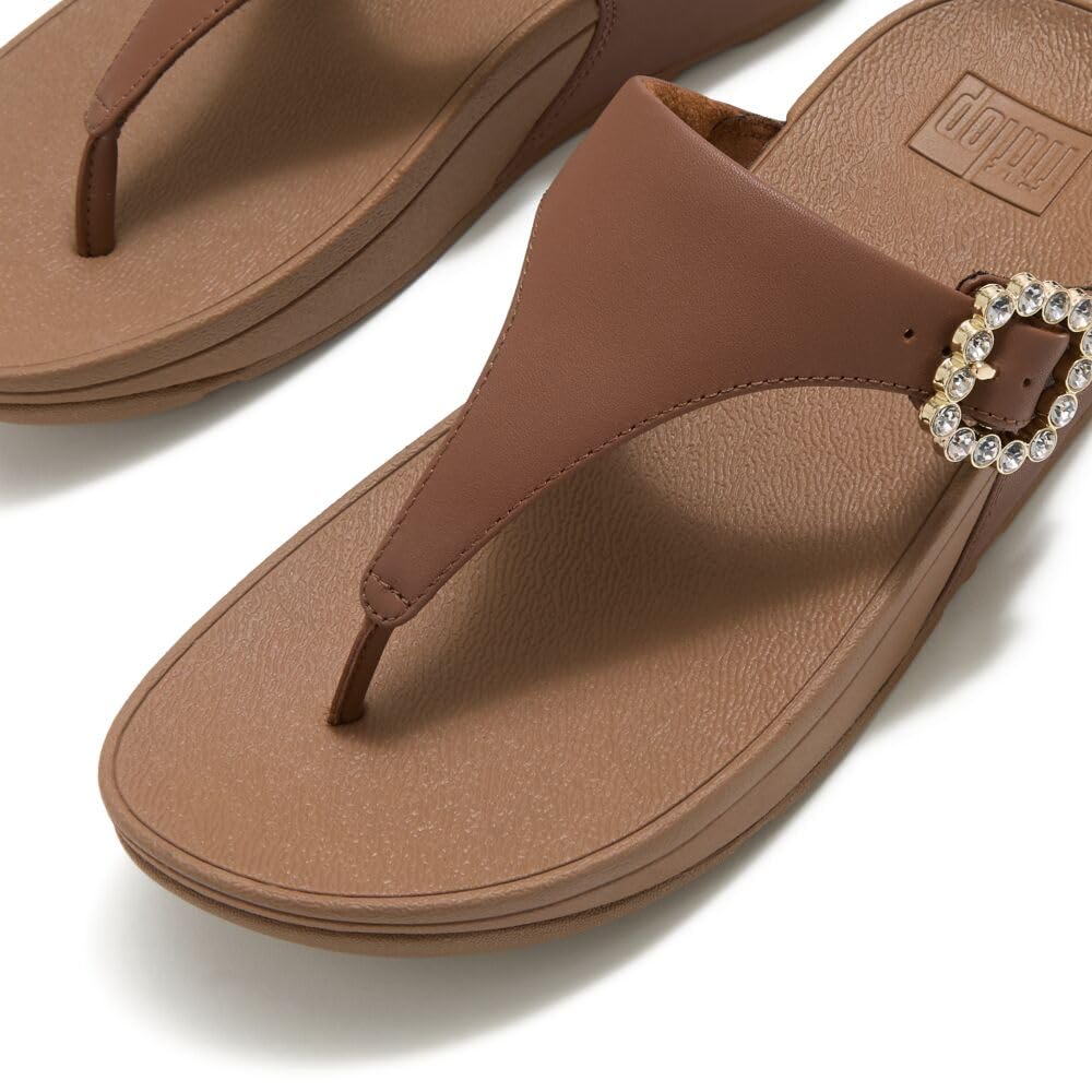 FitFlop Lulu Crystal-Buckle sandali pelle donna 39 EU comodi