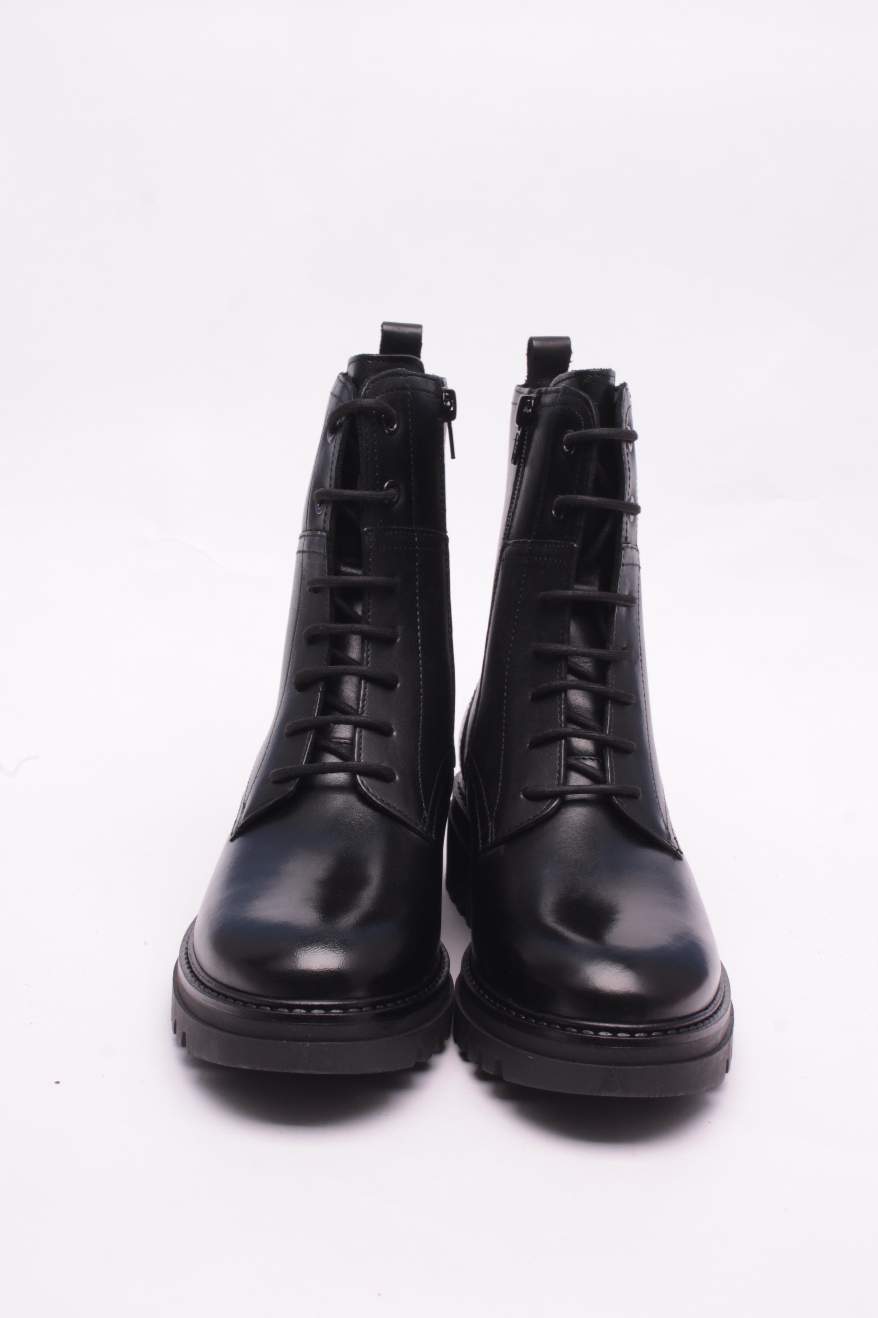 Cinzia Soft Tronchetto IS181553 Stivaletti Donna Nero Pelle 3cm