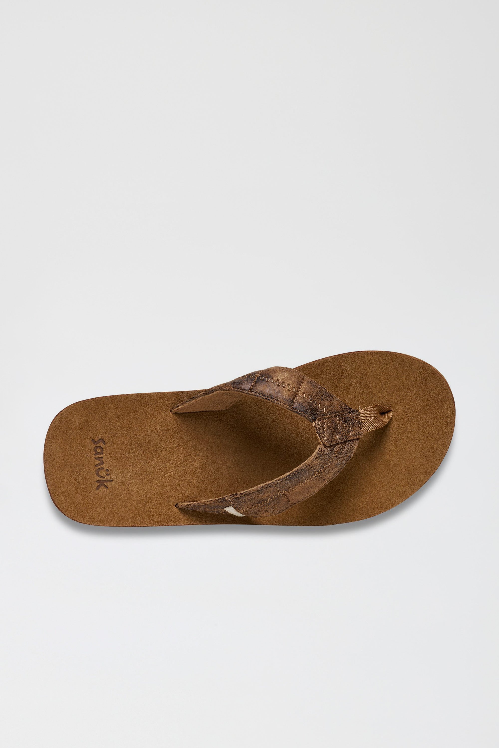 Sanuk Hideout sandali uomo Tobacco Brown pelle sintetica