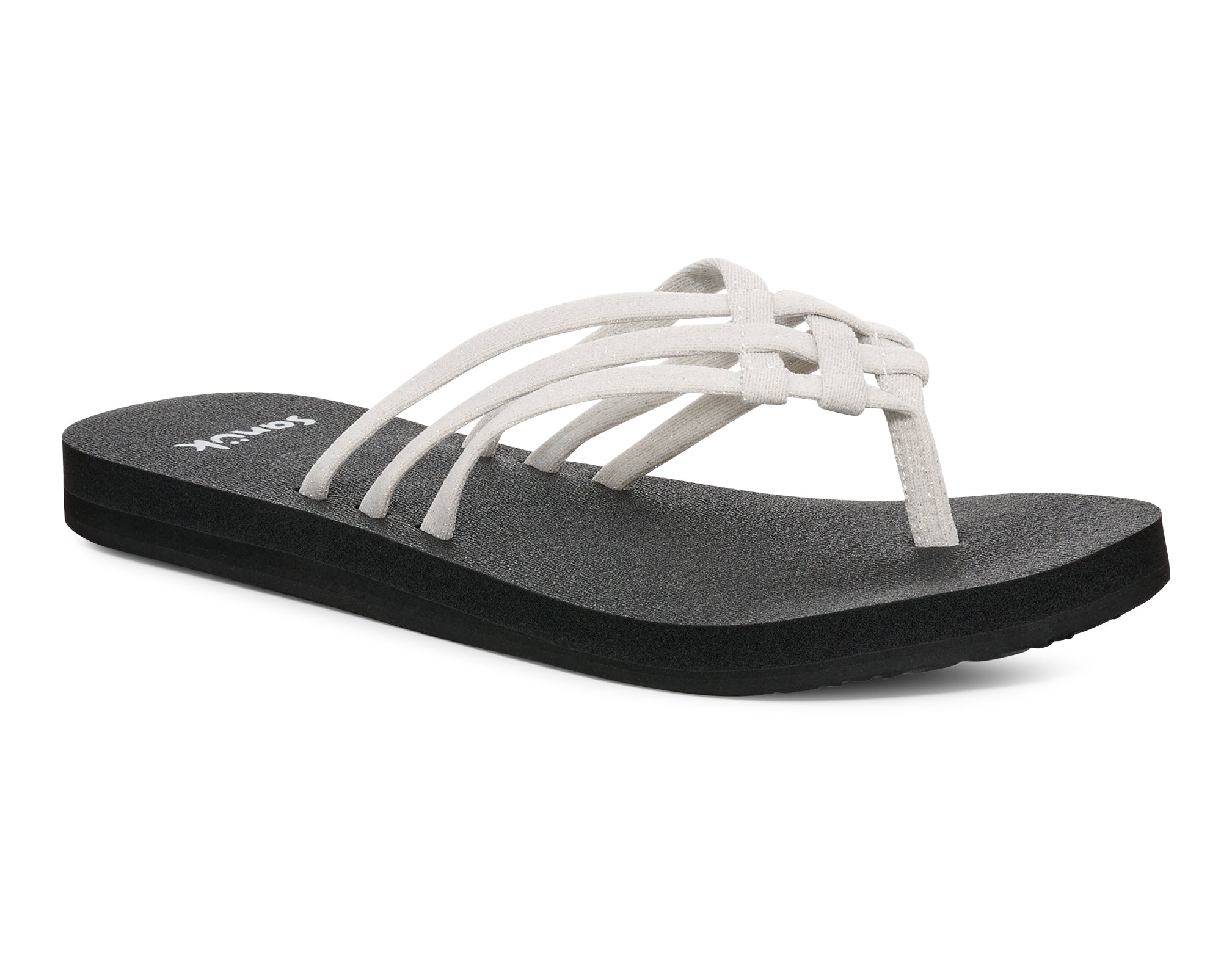 Sanuk Yoga Sandy II Sparkle infradito donna cherry red