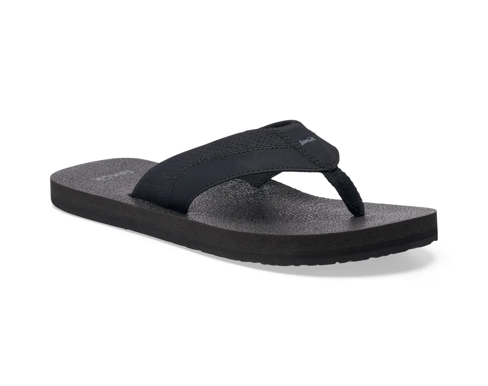 Sanuk Beer Cozy IV Infradito Uomo Nere Memory Foam