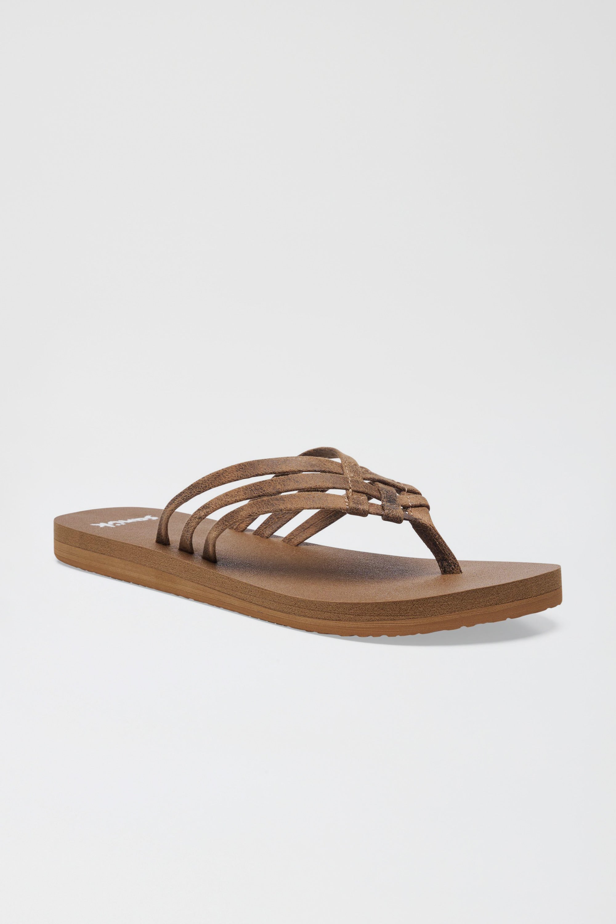 Sanuk Yoga Sandy Novelty sandali donna Ojai Tan memory foam
