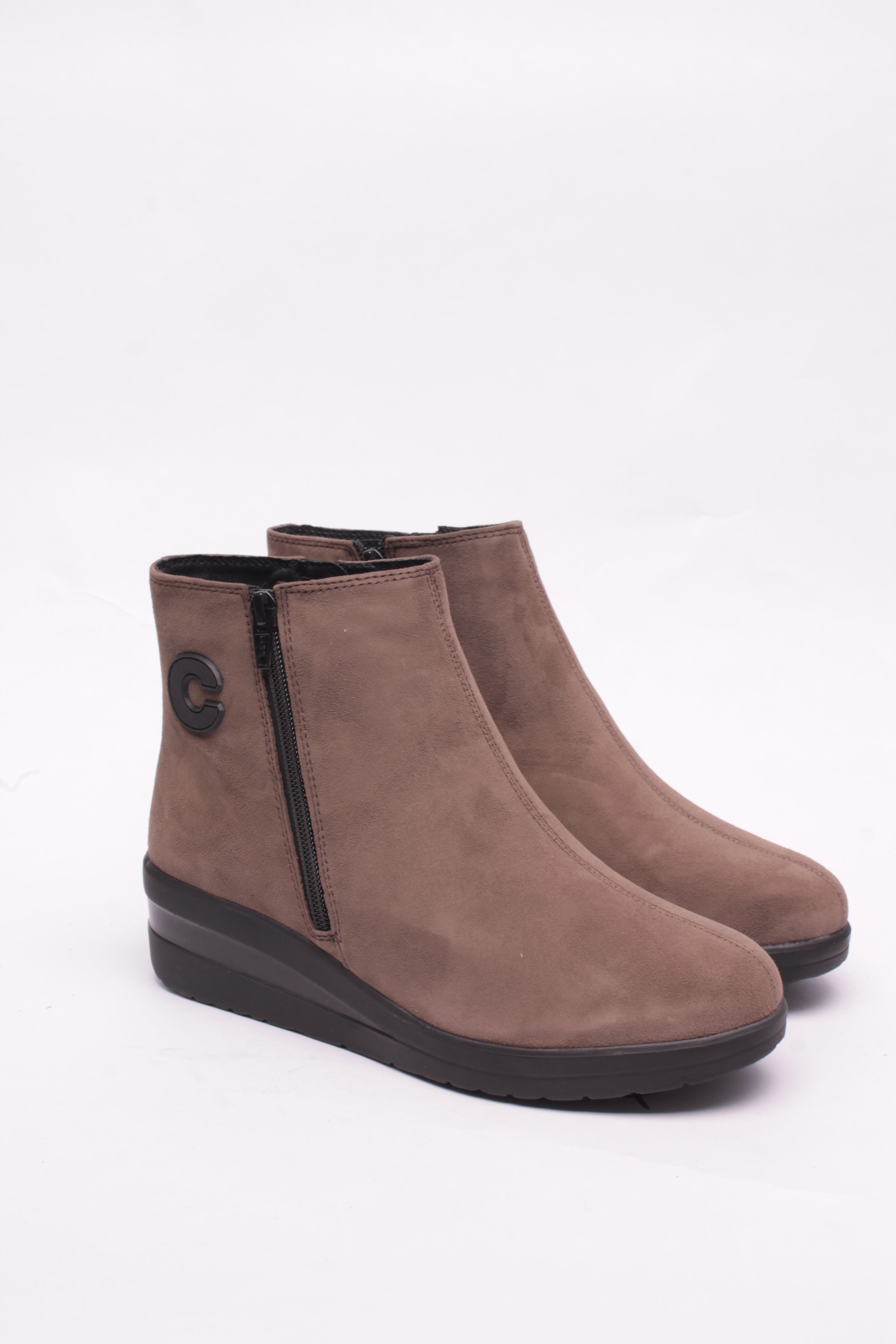 Cinzia Soft Tronchetto Donna Pelle Nero Tacco 3 cm