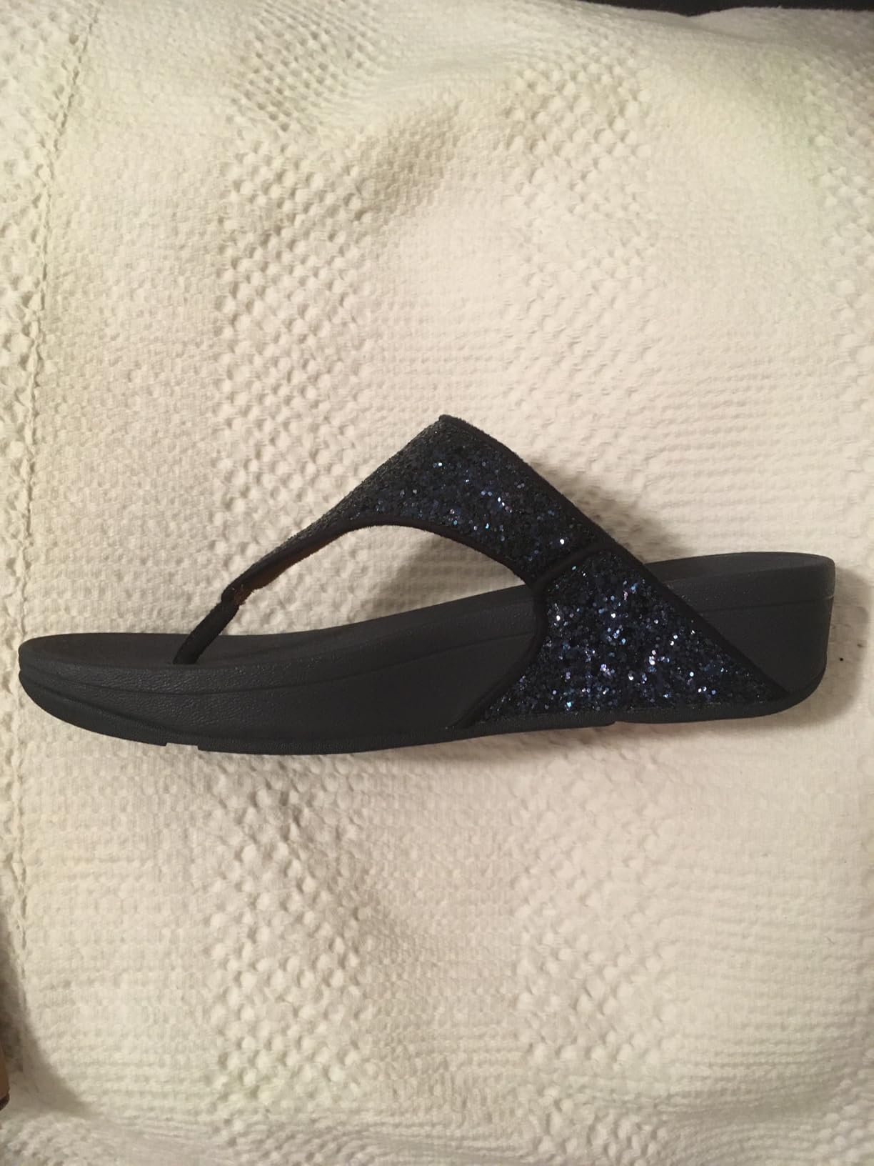 FitFlop Lulu Glitz infradito donna Beige Latte comode