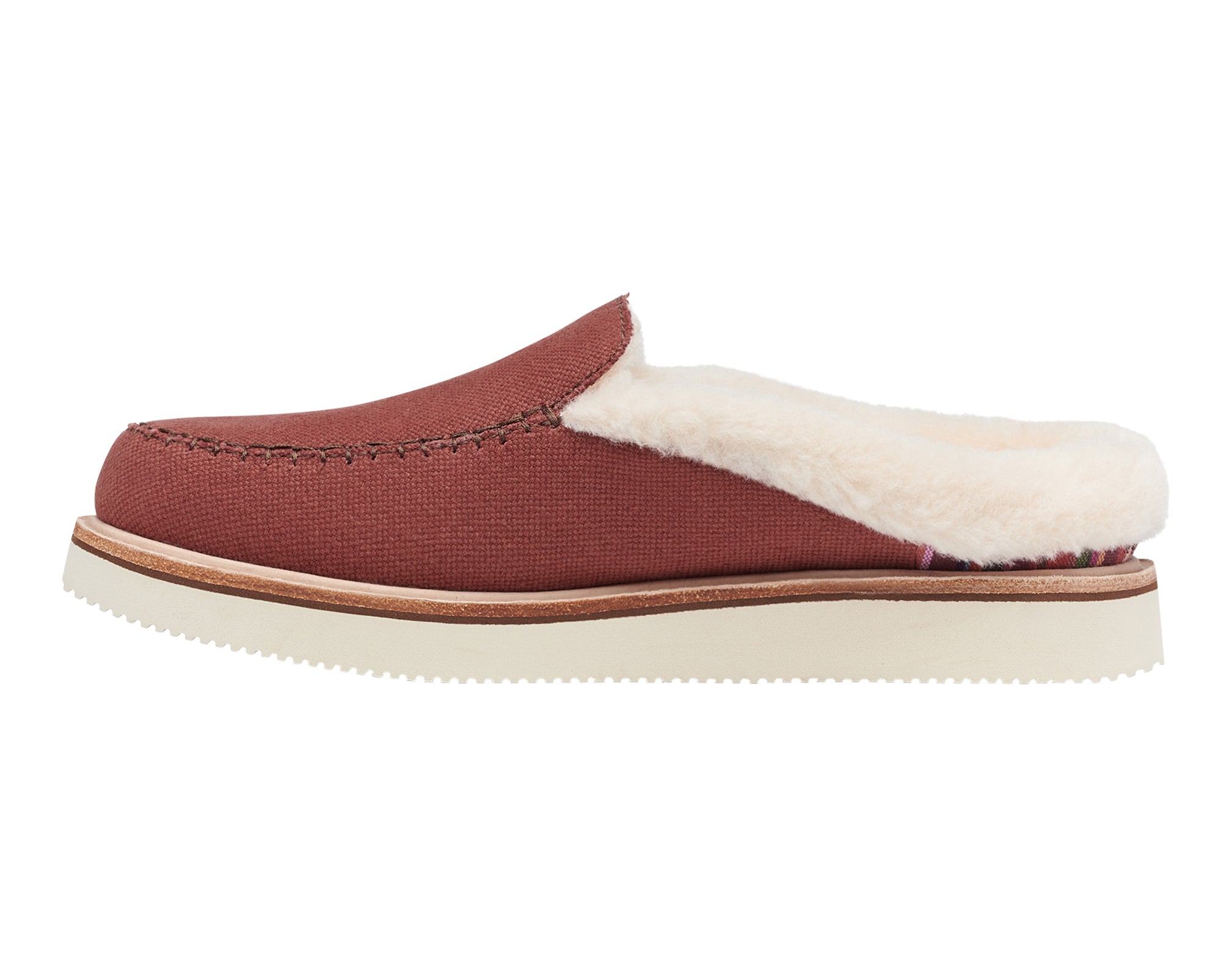 Sanuk Cozy Vibe pantofole donna burnt henna in lana