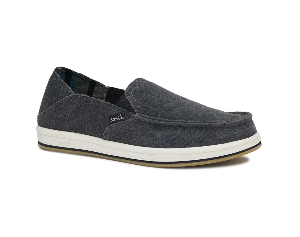 Sanuk Donna 2.0 slip on donna mocassini neri comodi