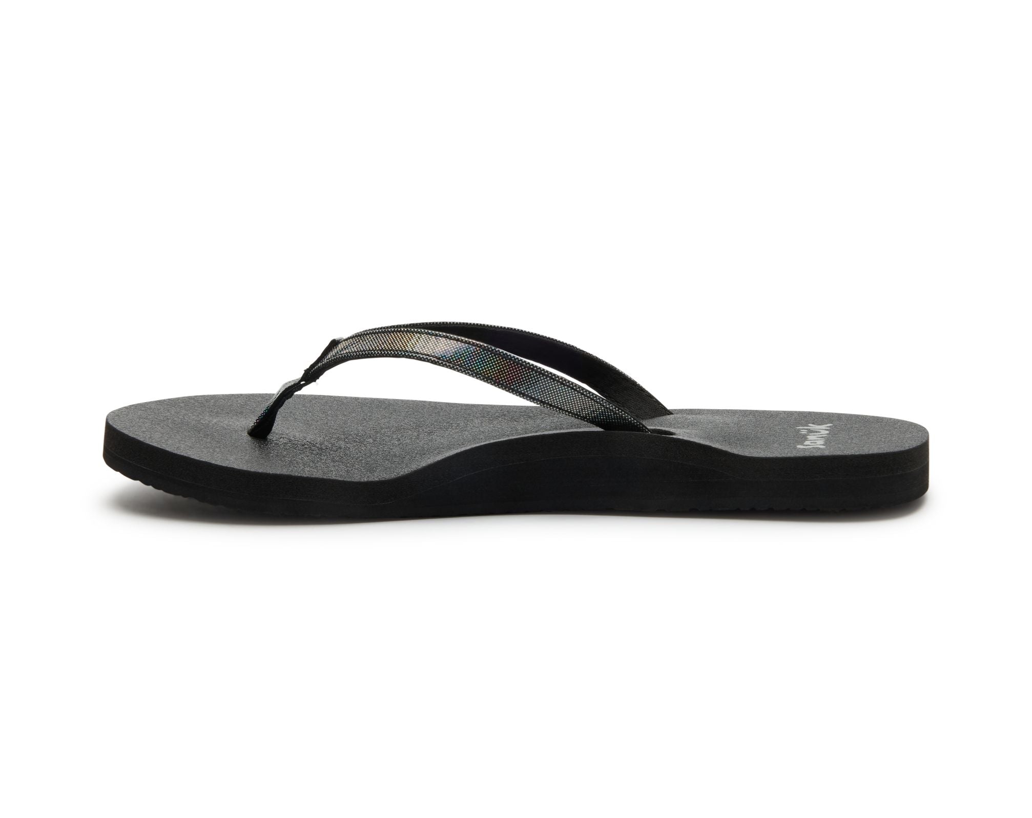 Sanuk Yoga Joy II Bling infradito argento glitter