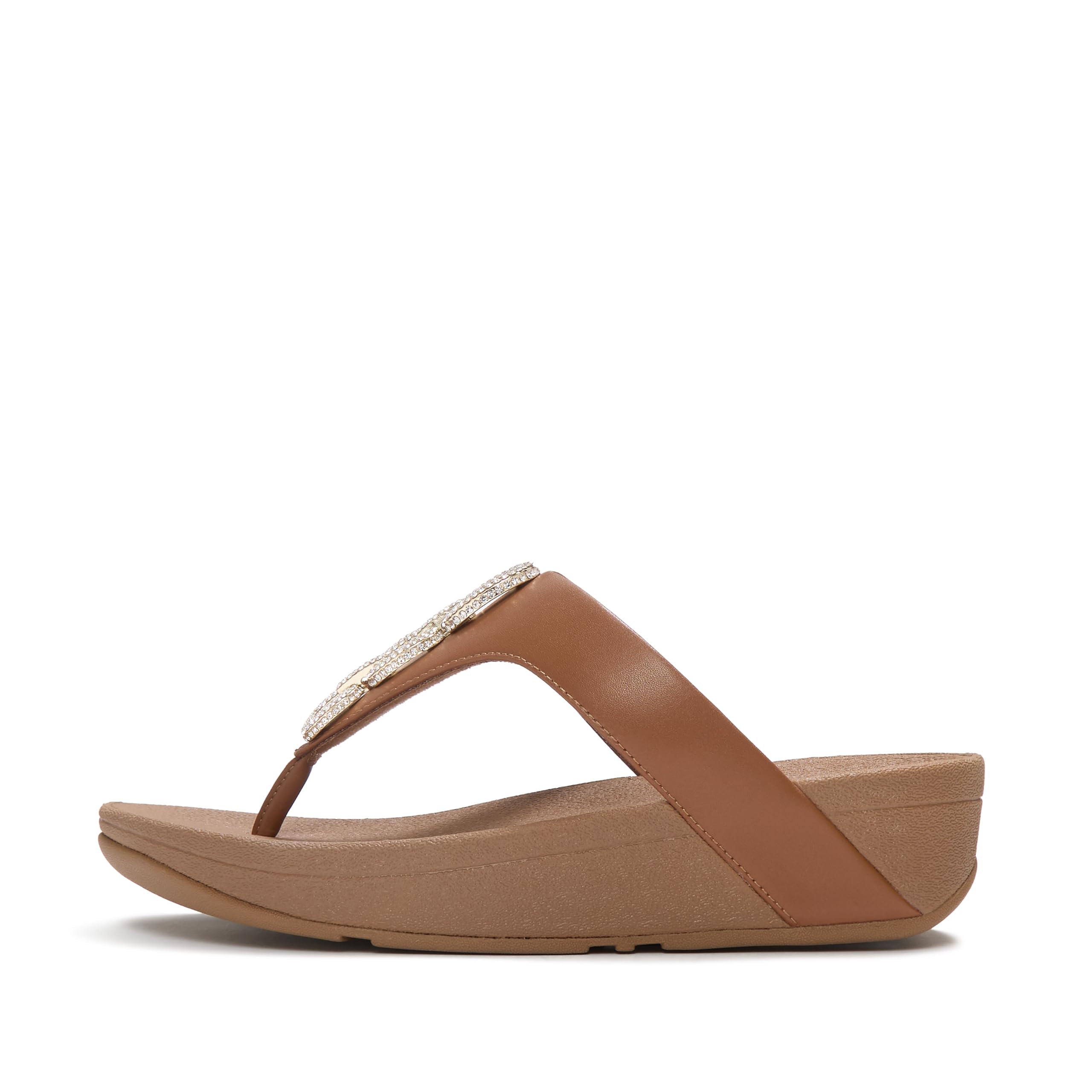 FitFlop Flowrise Crystal Toe-Post sandali donna nero