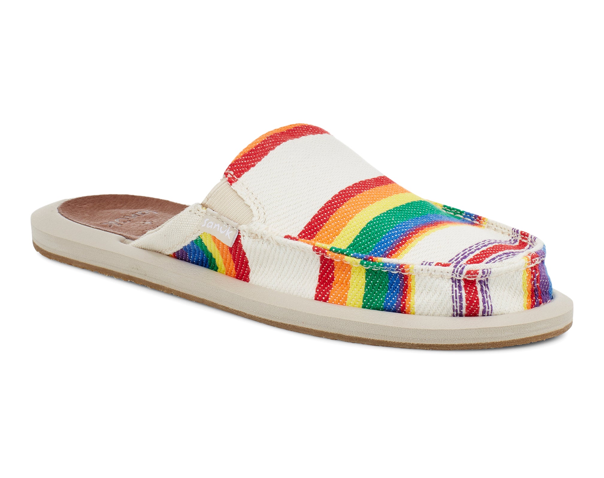 Sanuk We Got Your Back mules donna Pride in canapa