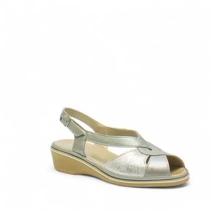 Cinzia Soft Sandali Zeppa Donna Pelle Navy Oceano