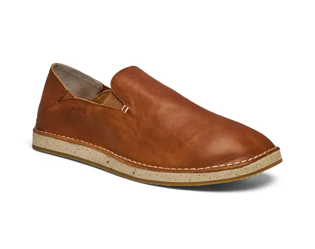 Sanuk Donny Crafted Leather mocassini uomo Ginger