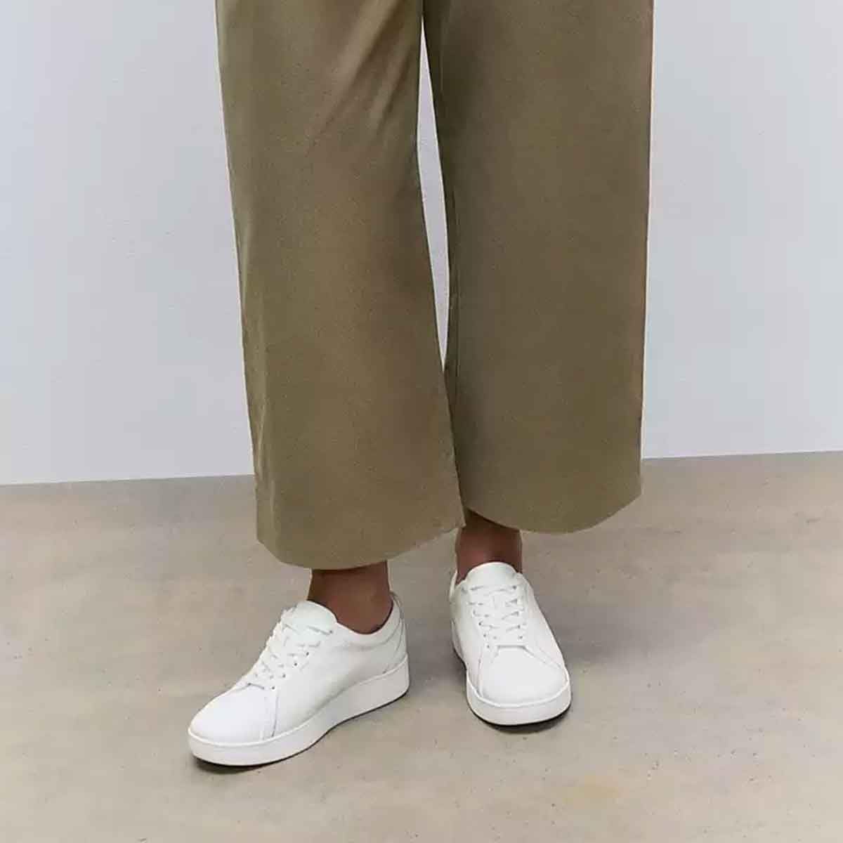 FitFlop Rally sneakers donna pelle Urban White 36 EU comode